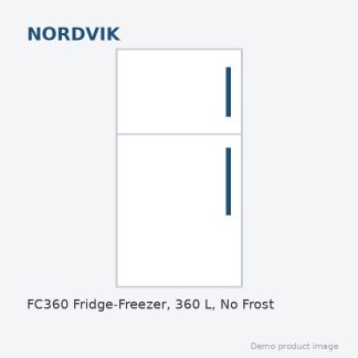 Nordvik FC360 Fridge-Freezer, 360 L, No Frost