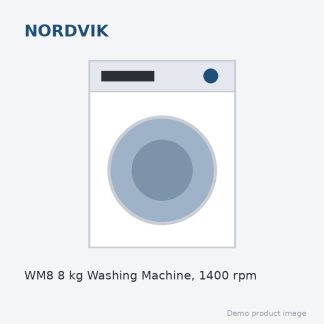 Nordvik WM8 8 kg Washing Machine, 1400 rpm